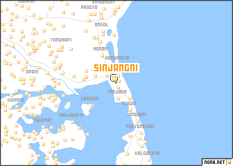 map of Sinjang-ni