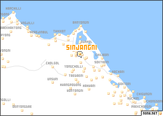 map of Sinjang-ni