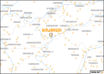 map of Sinjang-ni