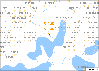 map of Sinjã