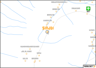 map of Sinjdi