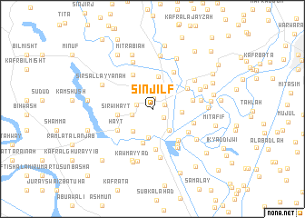 map of Sinjilf