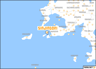 map of Sinjindo-ri
