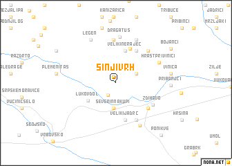 map of Sinji Vrh