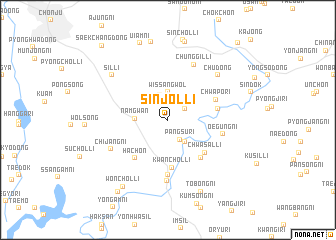 map of Sinjŏl-li