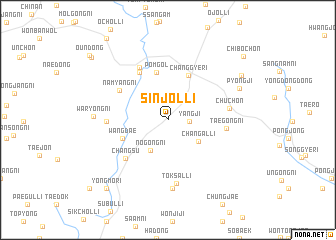 map of Sinjŏl-li