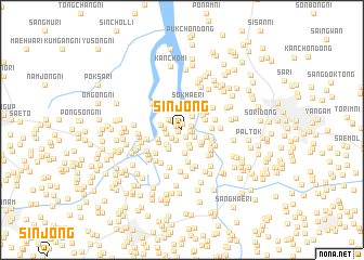 map of Sinjong