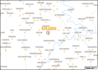 map of Sinjŏng