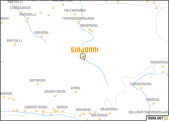 map of Sinjŏn-ni
