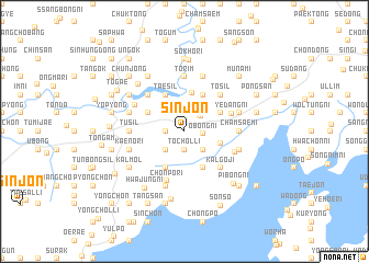 map of Sinjŏn