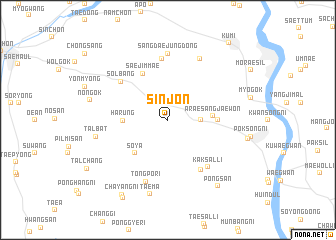 map of Sinjŏn