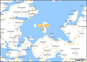 map of Sinjŏn