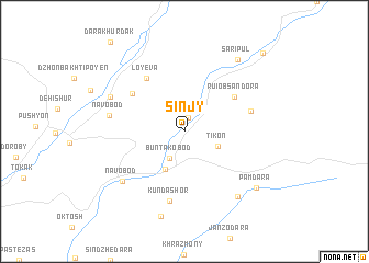 map of Sinjy