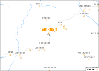 map of Sinkaba