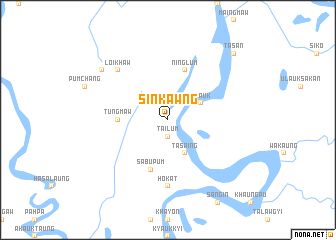 map of Sinkawng