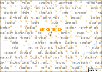 map of Sinkenbach