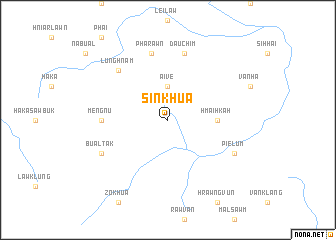 map of Sinkhua