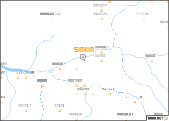 map of Sin-Kin