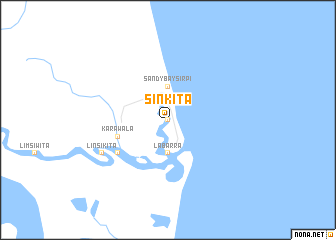 map of Sinkita