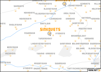 map of Sinkovets