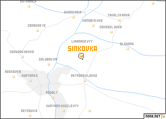 map of Sinʼkovka