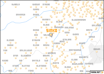 map of Sinko