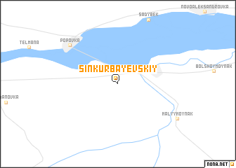 map of Sinkurbayevskiy