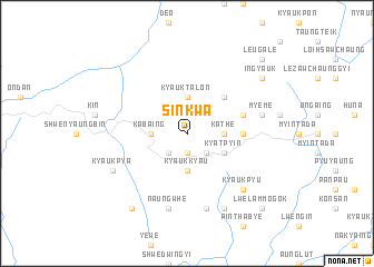 map of Sinkwa