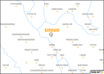 map of Sinkwin