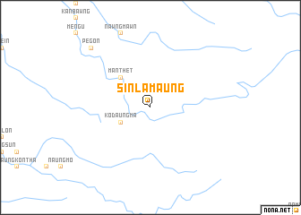 map of Sinlamaung