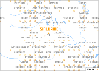 map of Sinlu-aing