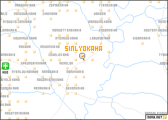 map of Sinlyokaha