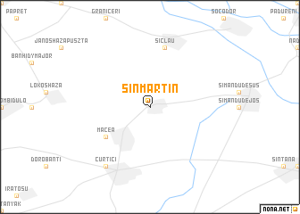 map of Sînmartin