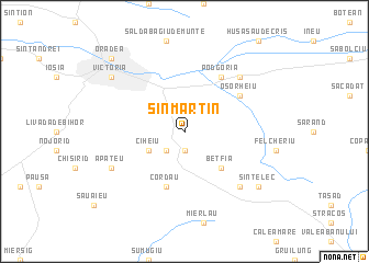 map of Sînmartin
