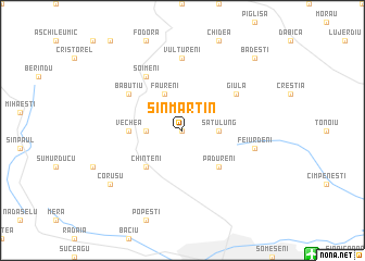 map of Sînmărtin