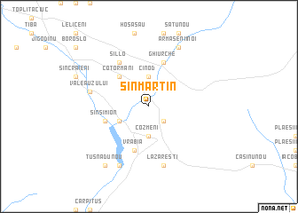 map of Sînmartin