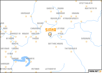 map of Sinma