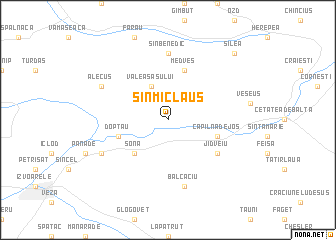 map of Sînmiclăuş