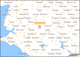 map of Sinmo-ri