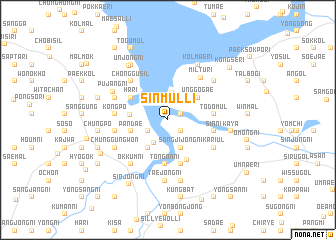 map of Sinmul-li