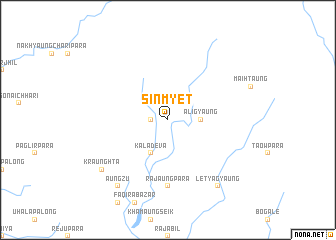 map of Sinmyet