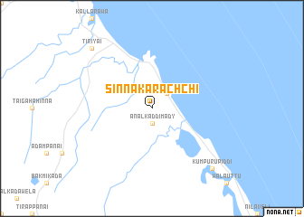 map of Sinna Karachchi