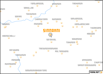 map of Sinnam-ni