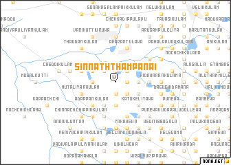 map of Sinnaththampanai