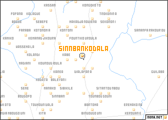 map of Sinnbankodala