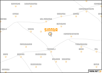 map of Sinnda