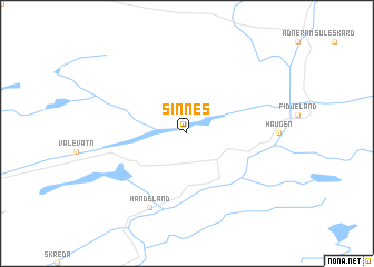 map of Sinnes