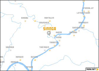 map of Sinnga