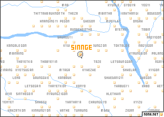 map of Sinnge