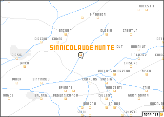map of Sînnicolau de Munte